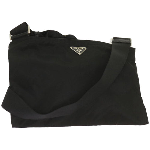 PRADA Shoulder Bag Nylon Black  am5780