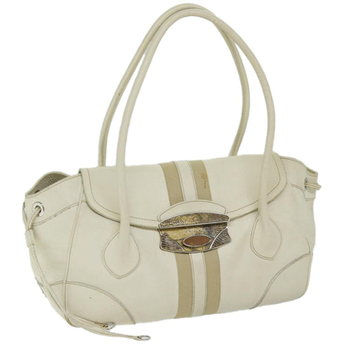 PRADA Shoulder Bag Leather White  am5809