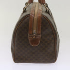 CELINE Macadam Canvas Boston Bag PVC Brown Auth am5885