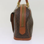CELINE Macadam Canvas Hand Bag PVC Brown  am5897