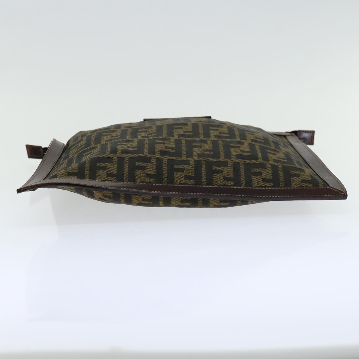 FENDI Zucca Canvas Clutch Bag Brownam5950