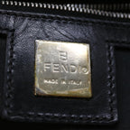 FENDI Zucca Canvas Shoulder Bag Blackam5951