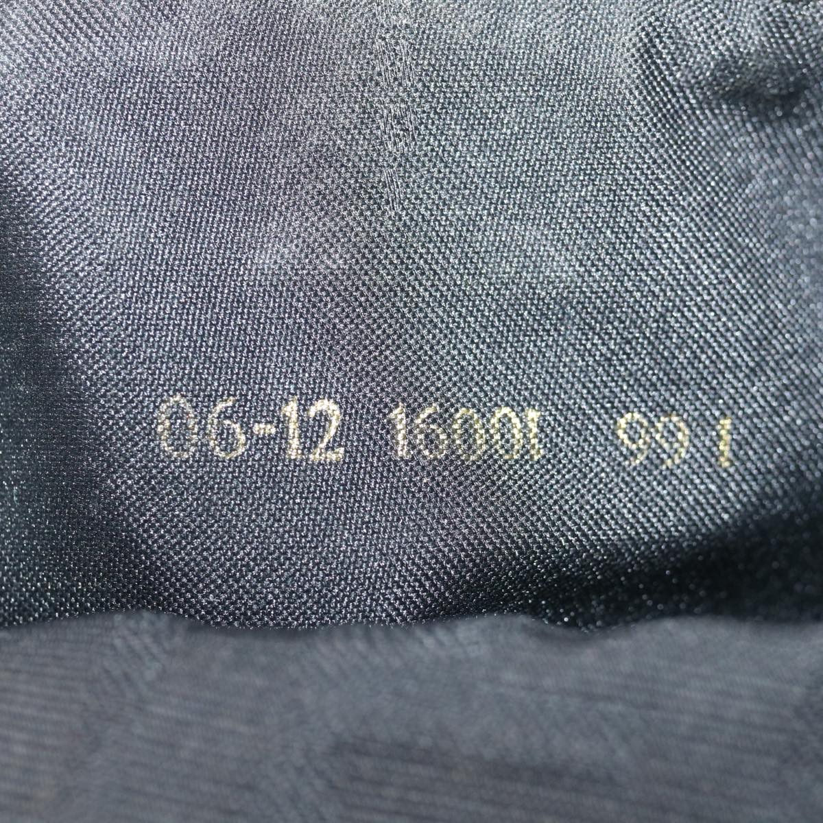 FENDI Zucca Canvas Shoulder Bag Blackam5951