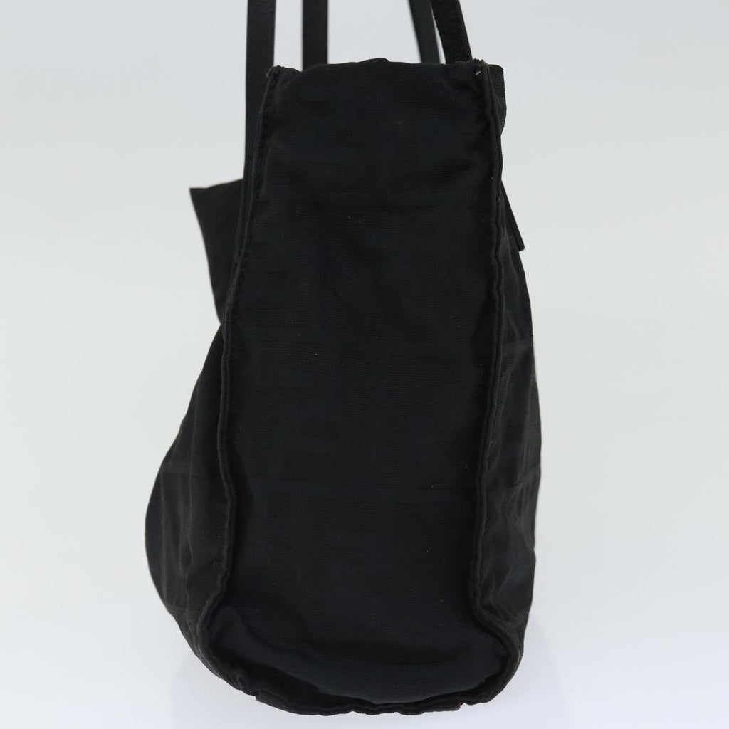 FENDI Zucca Canvas Shoulder Bag Blackam5951