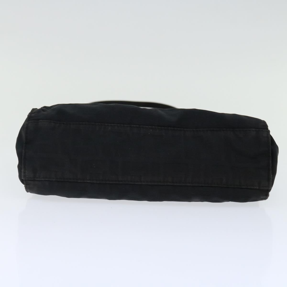 FENDI Zucca Canvas Shoulder Bag Blackam5951