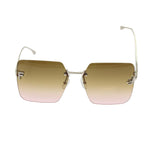 FENDI Sunglasses metal Brownam6017