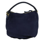 Chloe Mercy Shoulder Bag Leather Navy am6055