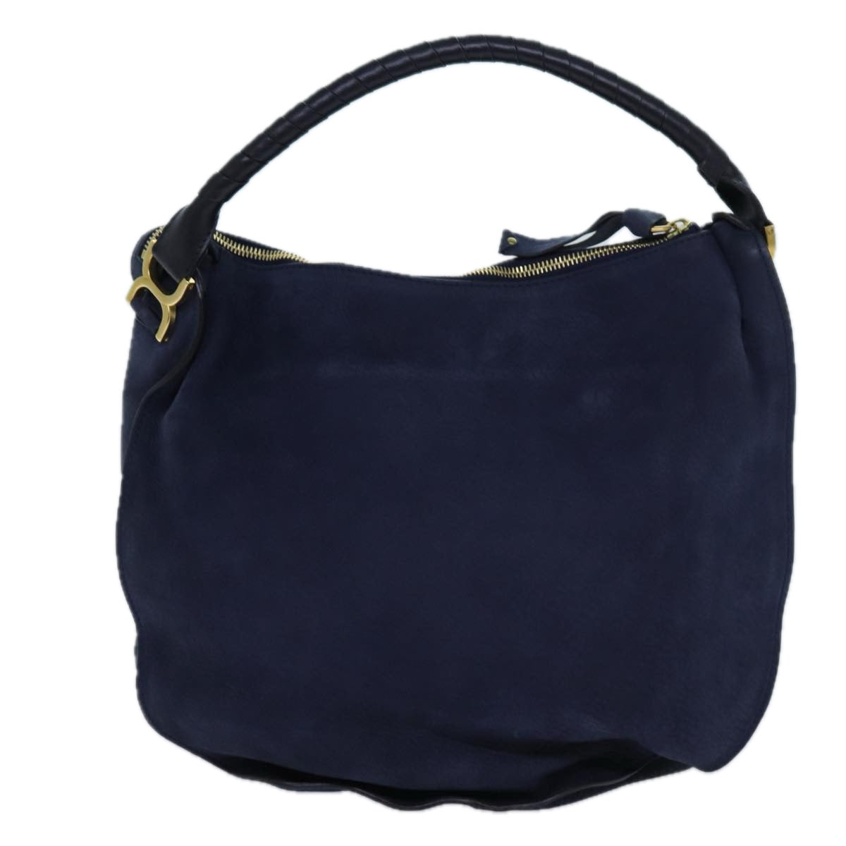 Chloe Mercy Shoulder Bag Leather Navy am6055