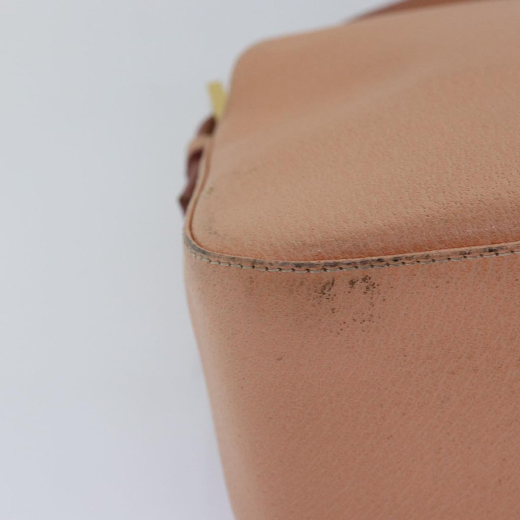 FENDI Mamma Baguette Shoulder Bag Leather Pinkam6309