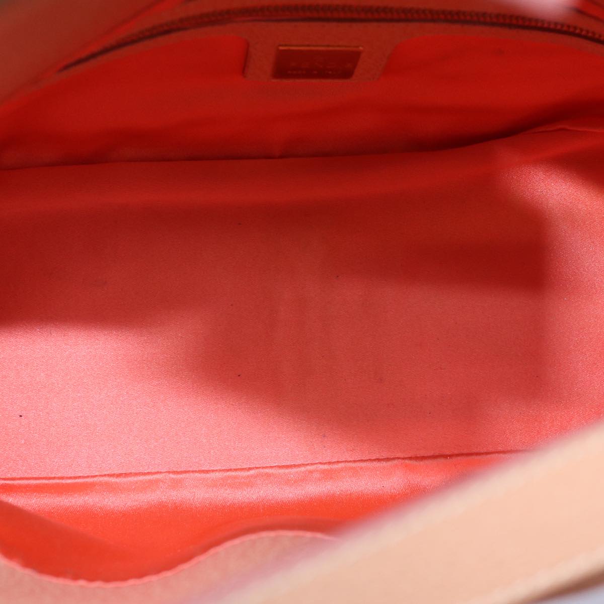 FENDI Mamma Baguette Shoulder Bag Leather Pinkam6309