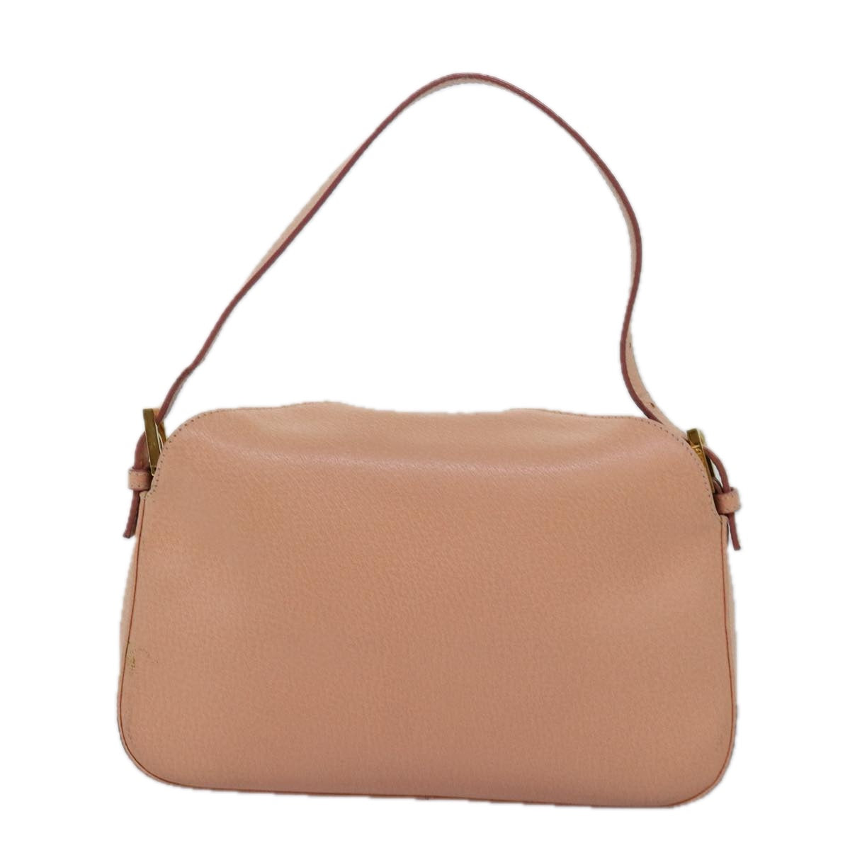FENDI Mamma Baguette Shoulder Bag Leather Pinkam6309