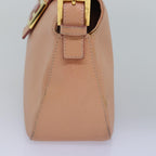 FENDI Mamma Baguette Shoulder Bag Leather Pinkam6309