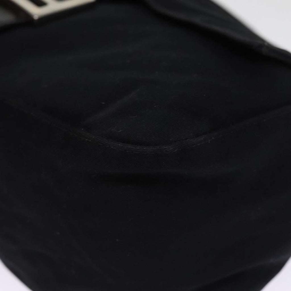 FENDI Mamma Baguette Shoulder Bag Nylon Blackam6317