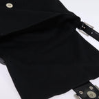 FENDI Mamma Baguette Shoulder Bag Nylon Blackam6317