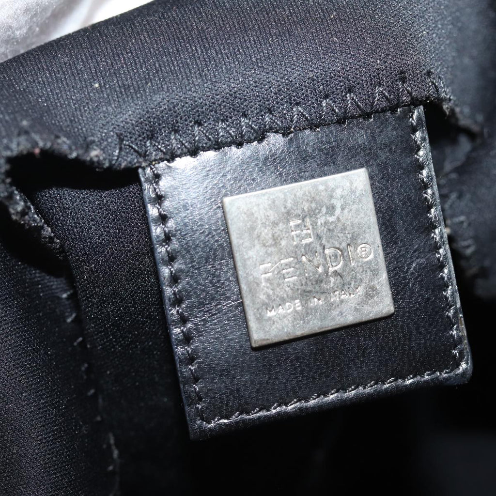 FENDI Mamma Baguette Shoulder Bag Nylon Blackam6317