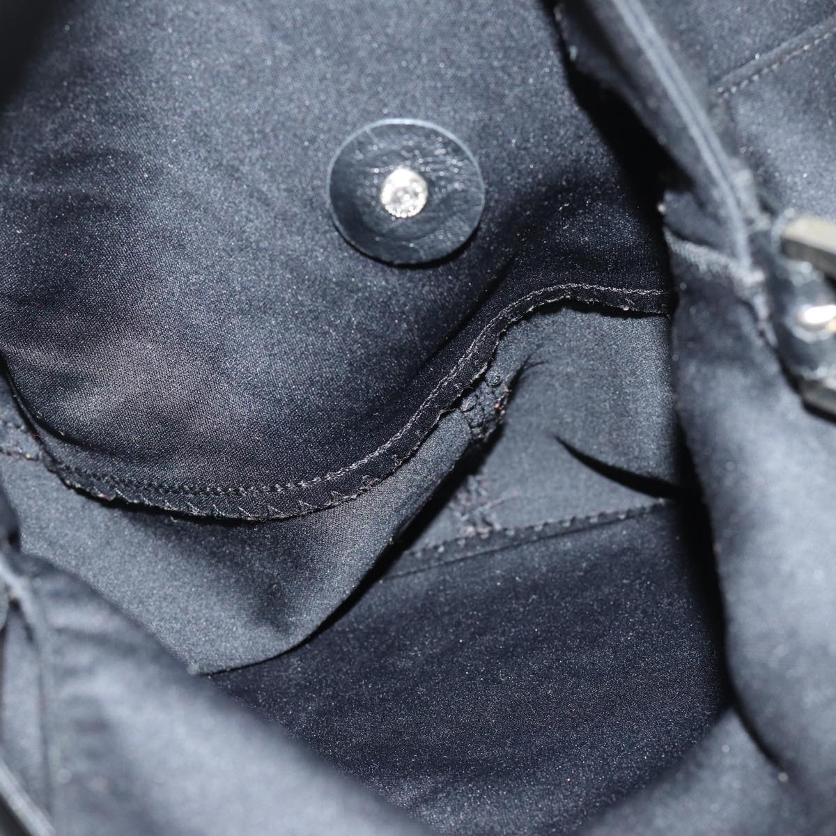 FENDI Mamma Baguette Shoulder Bag Nylon Blackam6317