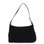 FENDI Mamma Baguette Shoulder Bag Nylon Blackam6317