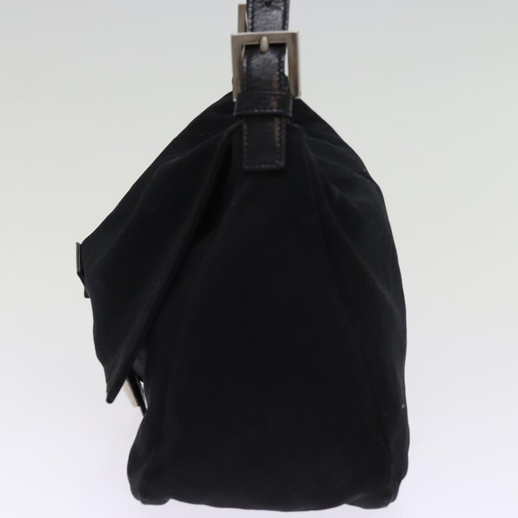 FENDI Mamma Baguette Shoulder Bag Nylon Blackam6317