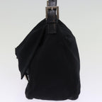 FENDI Mamma Baguette Shoulder Bag Nylon Blackam6317