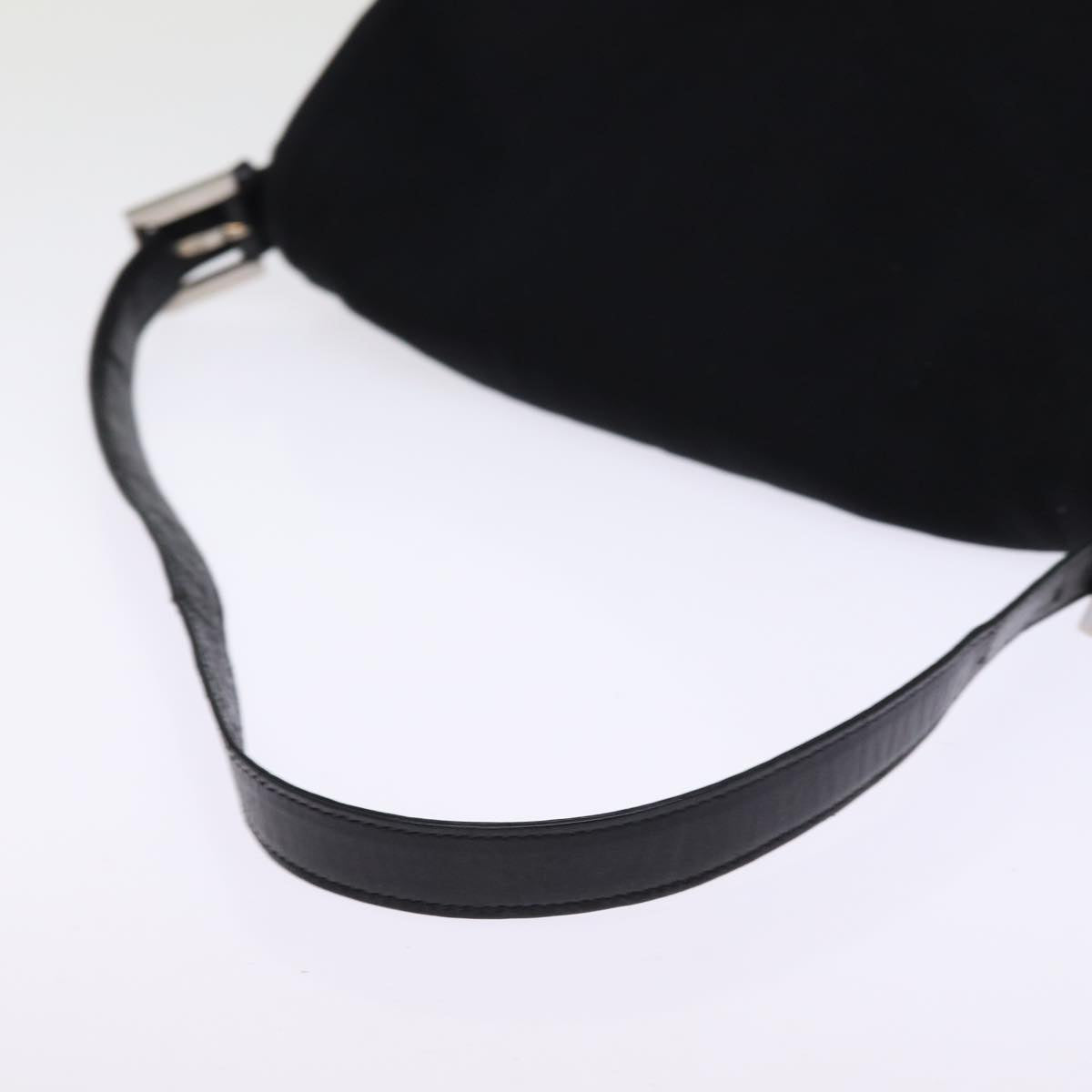 FENDI Mamma Baguette Shoulder Bag Nylon Blackam6317