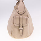 PRADA Shoulder Bag Leather Beige am6349