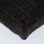FENDI Zucchino Canvas Hand Bag Brownam6419