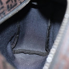 FENDI Zucchino Canvas Hand Bag Brownam6419