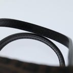 FENDI Zucchino Canvas Hand Bag Brownam6419