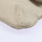 FENDI Zucchino Canvas Chain Hand Bag Suede Purpleam6453