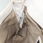 FENDI Zucchino Canvas Chain Hand Bag Suede Purpleam6453