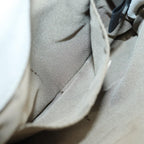 FENDI Zucchino Canvas Chain Hand Bag Suede Purpleam6453