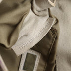 FENDI Zucchino Canvas Chain Hand Bag Suede Purpleam6453