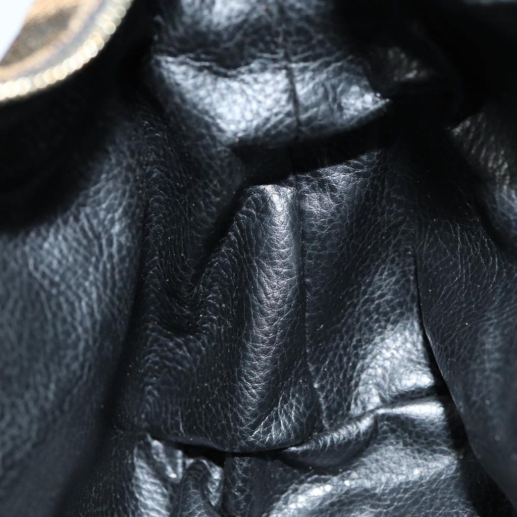 FENDI Zucca Canvas Mini Hand Bag Brown Blackam6470