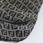 FENDI Zucchino Canvas Hand Bag Navyam6542