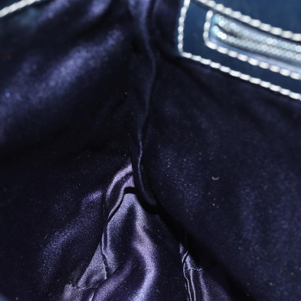 FENDI Zucchino Canvas Hand Bag Navyam6542