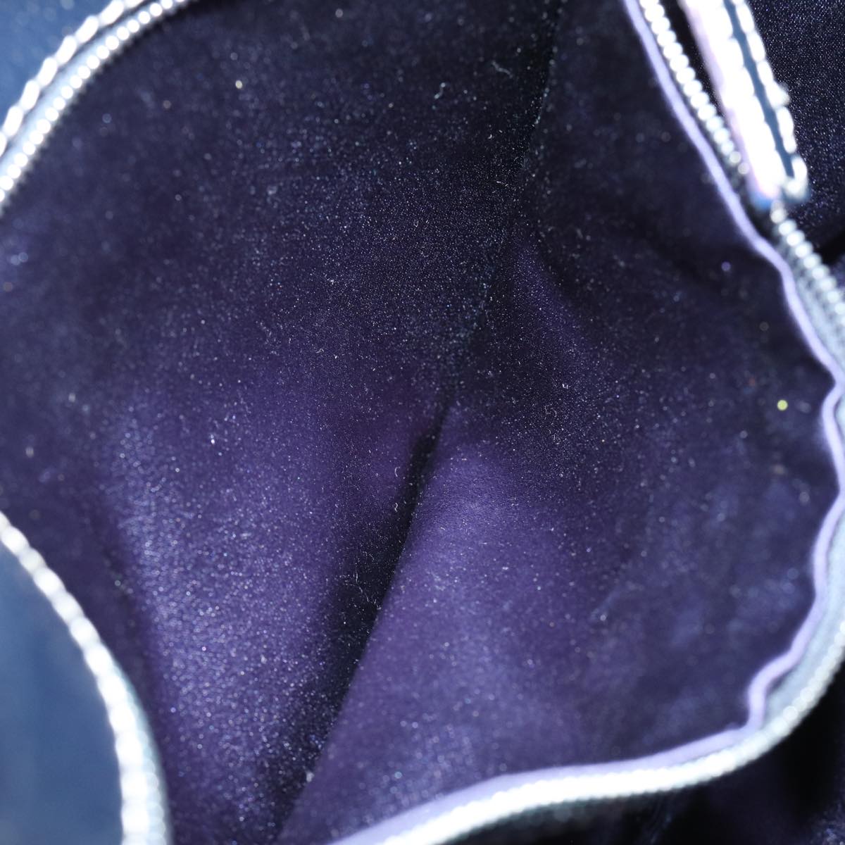 FENDI Zucchino Canvas Hand Bag Navyam6542