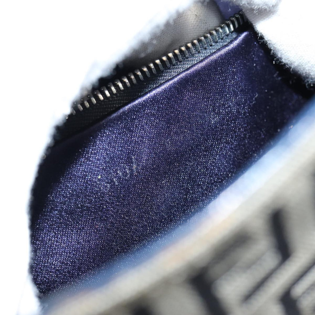 FENDI Zucchino Canvas Hand Bag Navyam6542