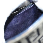 FENDI Zucchino Canvas Hand Bag Navyam6542