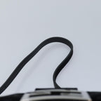 FENDI Zucchino Canvas Mini Mamma Baguette Shoulder Bag Blackam6553A