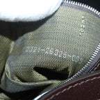 FENDI Zucca Canvas Mamma Baguette Shoulder Bag Brown Blackam6643A