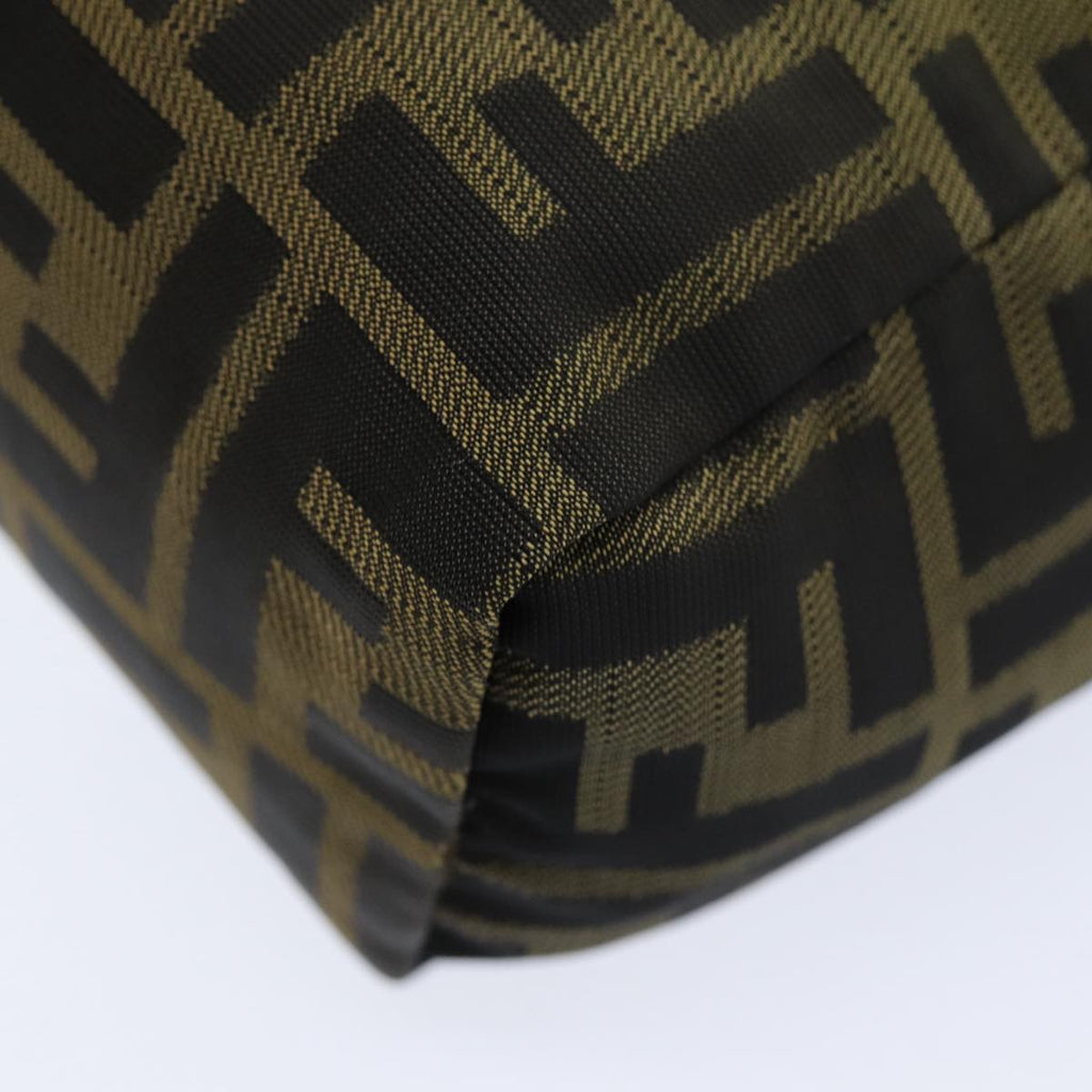 FENDI Zucca Canvas Hand Bag Brown 2415 8N000am6679