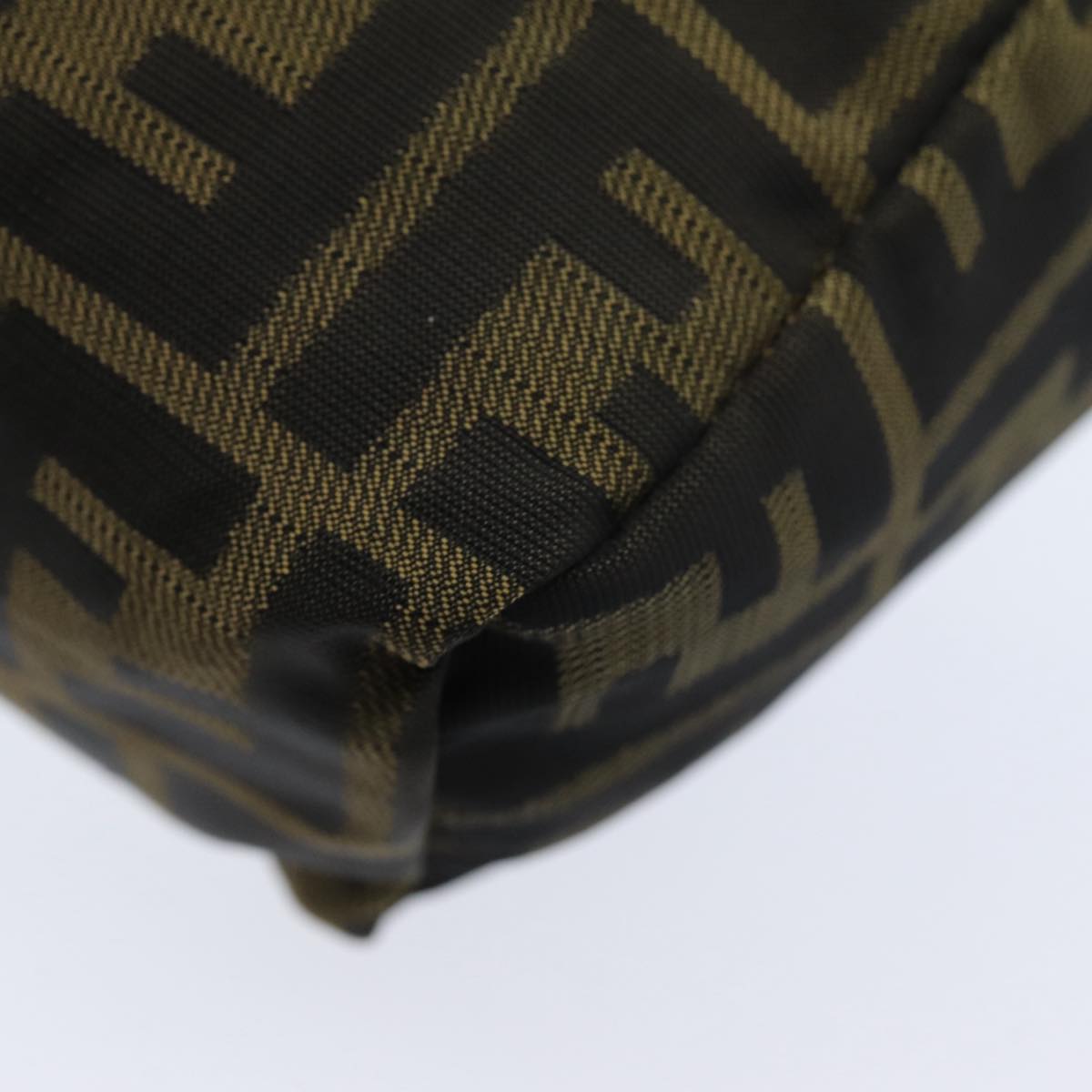 FENDI Zucca Canvas Hand Bag Brown 2415 8N000am6679