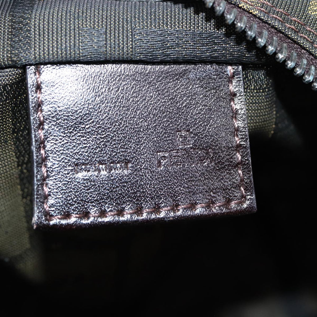 FENDI Zucca Canvas Hand Bag Brown 2415 8N000am6679