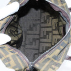 FENDI Zucca Canvas Hand Bag Brown 2415 8N000am6679