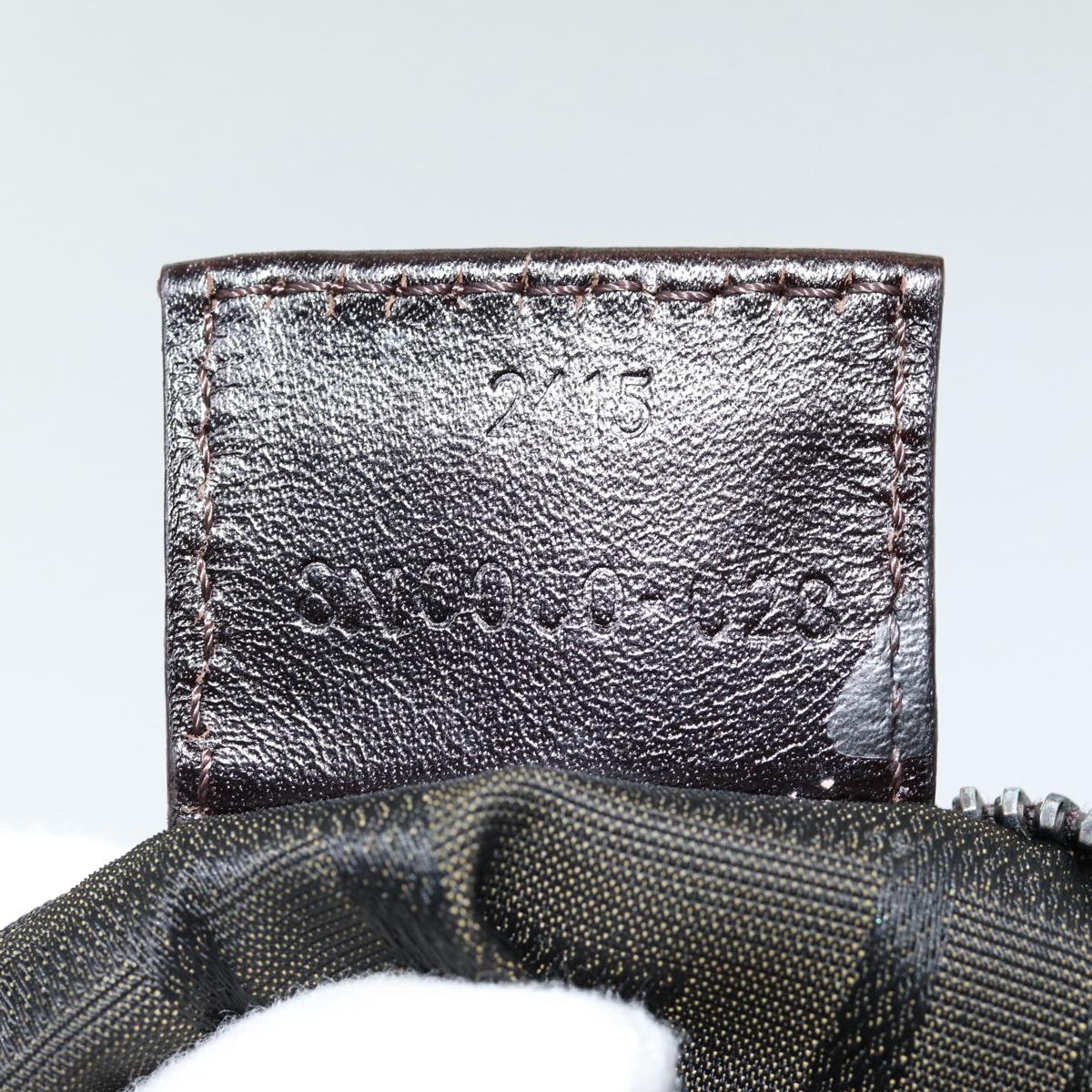 FENDI Zucca Canvas Hand Bag Brown 2415 8N000am6679