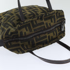 FENDI Zucca Canvas Hand Bag Brown 2415 8N000am6679