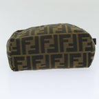 FENDI Zucca Canvas Hand Bag Brown 2415 8N000am6679