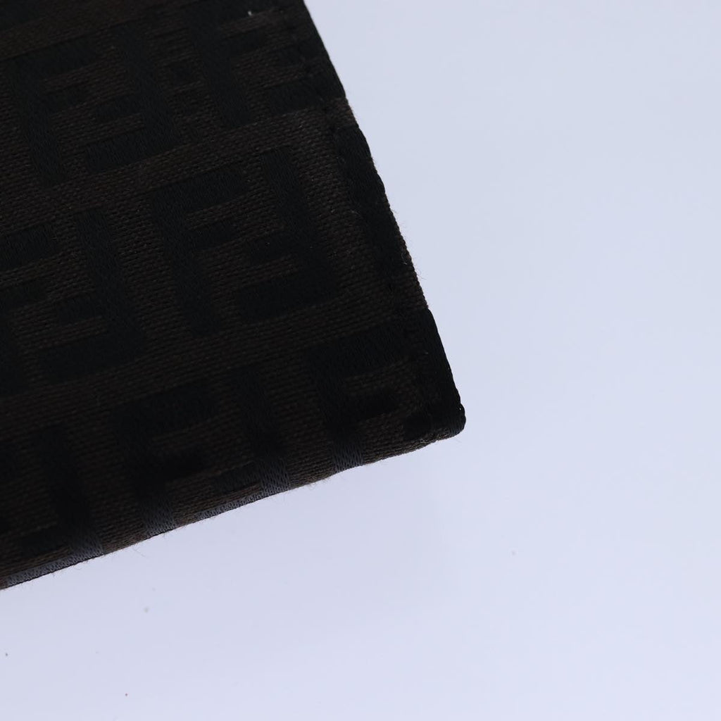 FENDI Zucchino Canvas Long Wallet Brownam6703