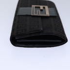 FENDI Zucchino Canvas Long Wallet Brownam6703