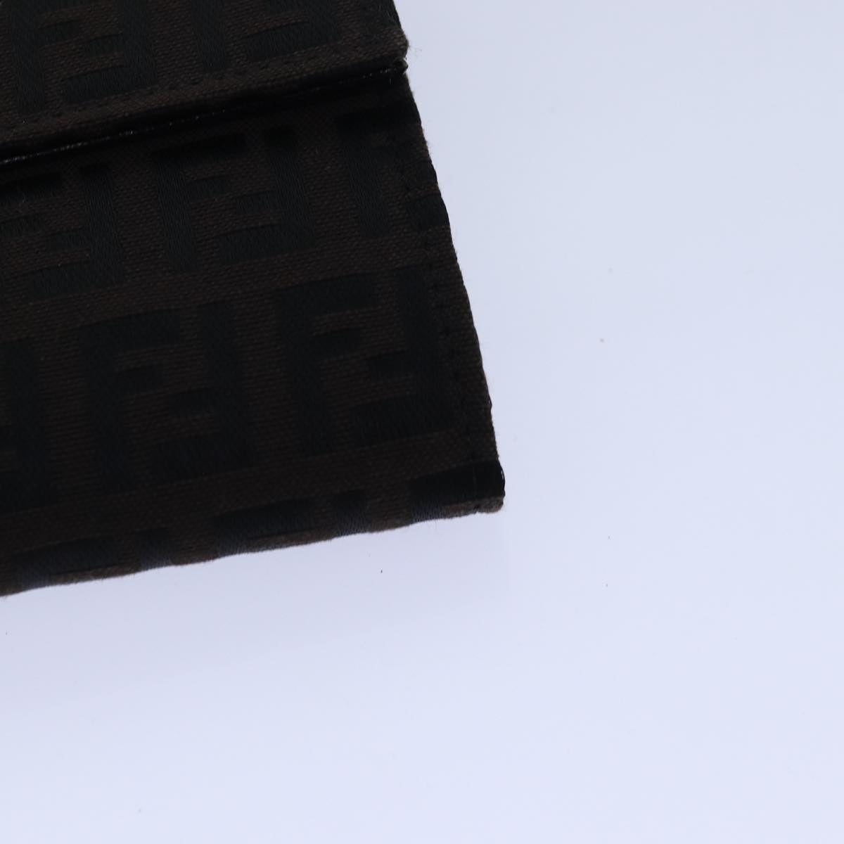 FENDI Zucchino Canvas Long Wallet Brownam6703